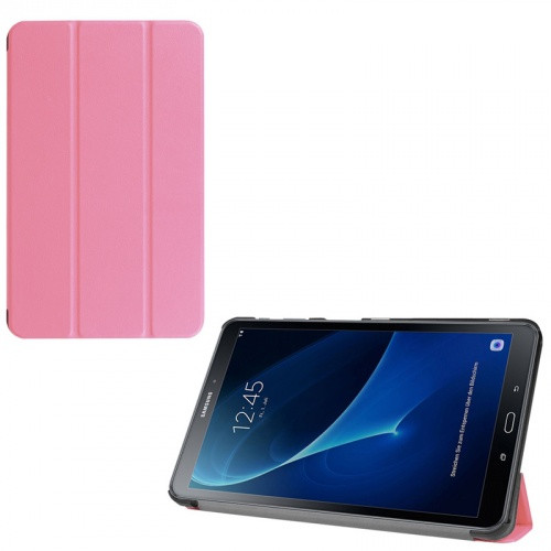 Samsung Galaxy Tab A 10.1 (2016) SM-T580 / T585, mappa tok, Trifold, rózsaszín