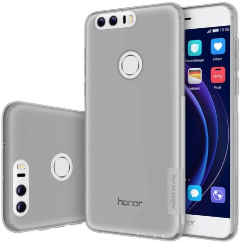 Huawei Honor 8, TPU szilikon tok, Nillkin Nature, ultravékony, szürke