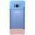 Samsung Galaxy S8 SM-G950, Műanyag hátlap védőtok, 2 részes, kék/barack, gyári