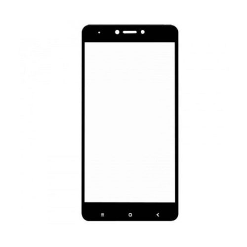 Xiaomi Redmi Note 4, Kijelzővédő fólia, ütésálló fólia (az íves részre is!), Tempered Glass (edzett üveg), Enkay, fekete