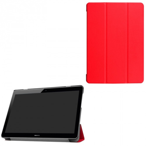Huawei Mediapad T3 10.0, mappa tok, Trifold, piros