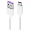 USB töltő- és adatkábel, USB Type-C, 100 cm, Huawei, fehér, gyári
