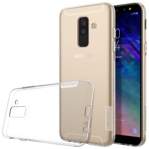 Samsung Galaxy A6 Plus (2018) SM-A605F, TPU szilikon tok, Nillkin Nature, ultravékony, átlátszó