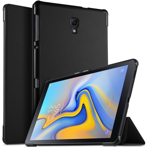 Samsung Galaxy Tab A 10.5 (2018) SM-T590 / T595, mappa tok, Trifold, fekete