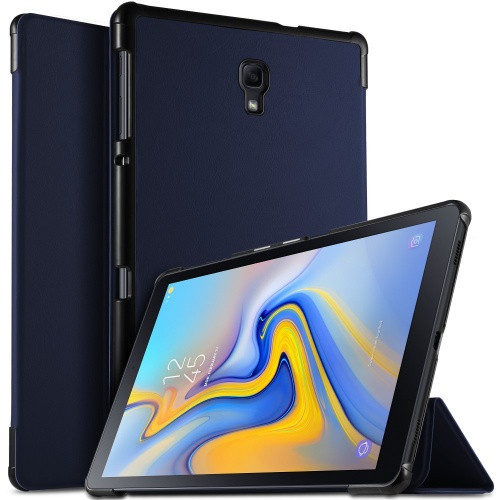 Samsung Galaxy Tab A 10.5 (2018) SM-T590 / T595, mappa tok, Trifold, sötétkék
