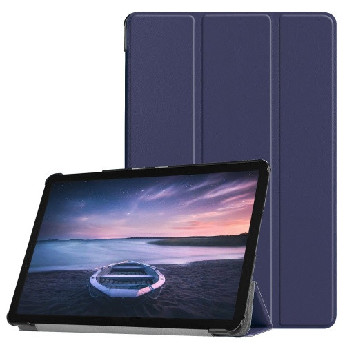 Samsung Galaxy Tab S4 10.5 SM-T830 / T835, mappa tok, Trifold, sötétkék