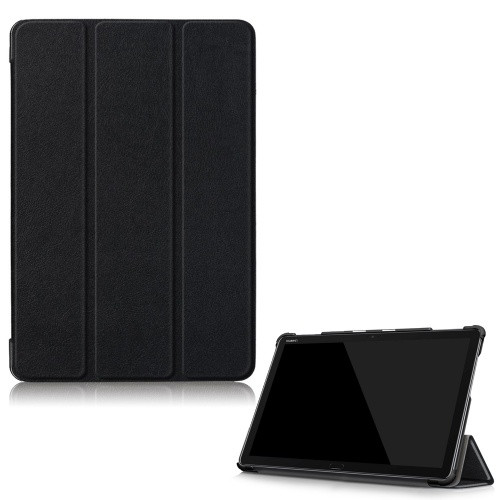 Huawei Mediapad M5 Lite 10.1, mappa tok, Trifold, fekete