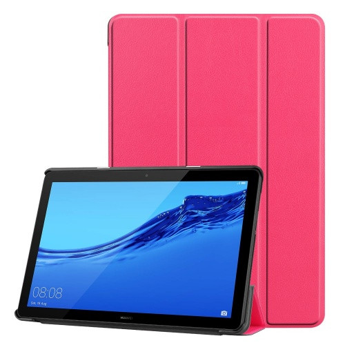 Huawei Mediapad T5 10 (10.1), mappa tok, Trifold, rózsaszín