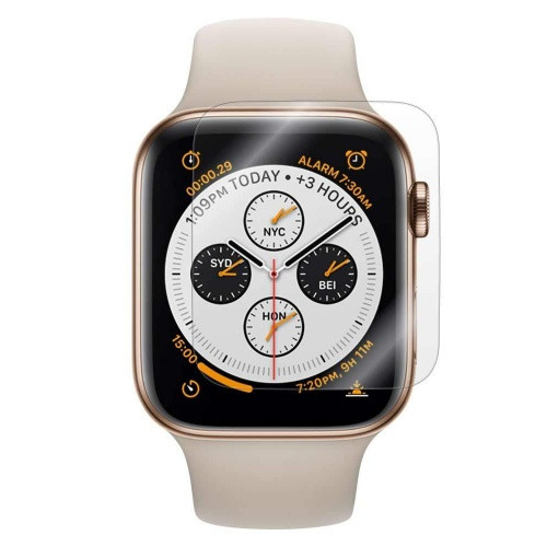 Apple Watch 4 (44 mm), Kijelzővédő fólia (az íves részre nem hajlik rá!), Clear Prémium