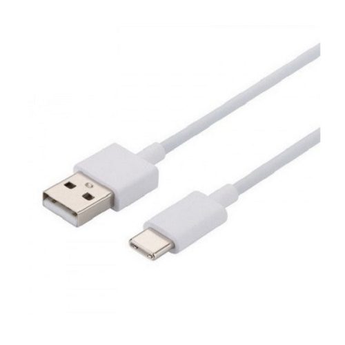 USB töltő- és adatkábel, USB Type-C, 100 cm, Xiaomi, fehér, gyári