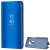 Huawei Mate 20, Oldalra nyíló tok, hívás mutatóval, Smart View Cover, kék (utángyártott)