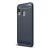 Samsung Galaxy A20e SM-A202F, TPU szilikon tok, közepesen ütésálló, szálcsiszolt, karbon minta, sötétkék