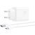 Hálózati töltő adapter, 40W, USB aljzat, USB Type-C kábellel, gyorstöltés, Huawei CP84, fehér, gyári