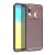 Samsung Galaxy A20e SM-A202F, TPU szilikon tok, közepesen ütésálló, légpárnás sarok, karbon minta, barna