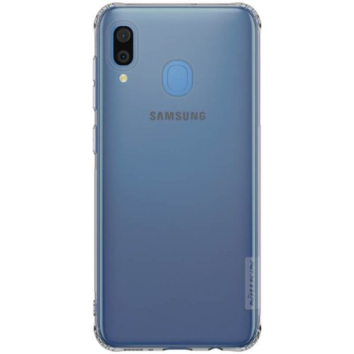 Samsung Galaxy A20 / A30 SM-A205F / A305F, TPU szilikon tok, Nillkin Nature, ultravékony, szürke
