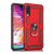 Samsung Galaxy A70 / A70s SM-A705F / A707F, Műanyag hátlap védőtok, közepesen ütésálló, szilikon belső, telefontartó gyűrű, Defender, piros