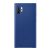 Samsung Galaxy Note 10 Plus / 10 Plus 5G SM-N975 / N976, Műanyag hátlap védőtok, bőr hátlap, kék, gyári