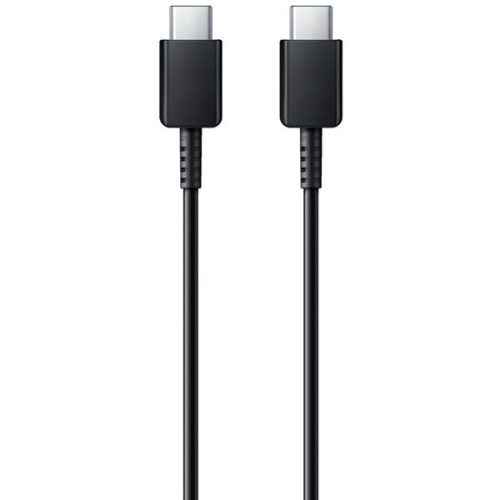 USB Type-C töltő- és adatkábel, USB Type-C, 100 cm, 5000 mA, gyorstöltés, Samsung, fekete, gyári, 