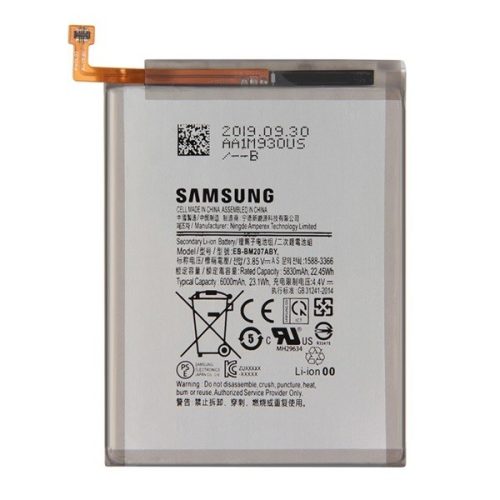 Samsung Galaxy M21 / M30s / M31 SM-M215F / M307F / M315F, Akkumulátor, 6000 mAh, Li-Ion, gyári