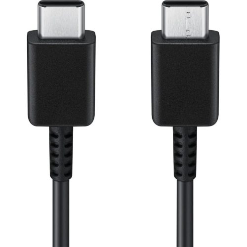 USB Type-C töltő- és adatkábel, USB Type-C, 100 cm, gyorstöltés, PD, Samsung, fekete, gyári, 