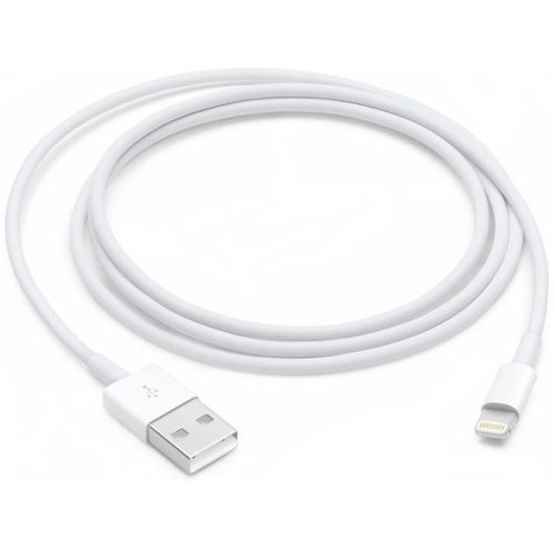 USB töltő- és adatkábel, Lightning, 100 cm, MD818ZM/A utódja, Apple, fehér, gyári