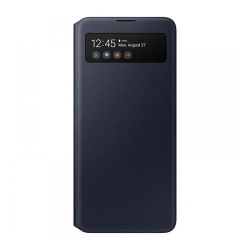 Samsung Galaxy A51 SM-A515F, Oldalra nyíló tok, hívás mutatóval, Smart View Cover, fekete, gyári