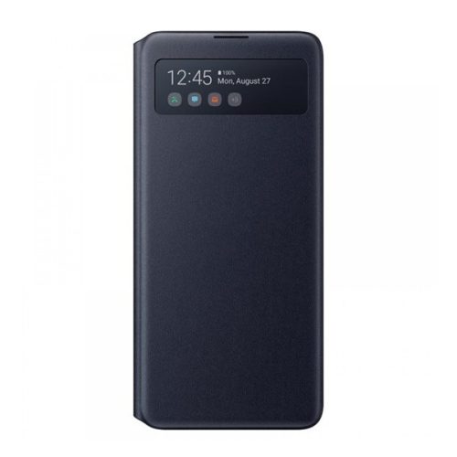 Samsung Galaxy Note 10 Lite SM-N770, Oldalra nyíló tok, hívás mutatóval, Smart View Cover, fekete, gyári