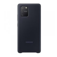   Samsung Galaxy S10 Lite SM-G770, Szilikon tok, fekete, gyári