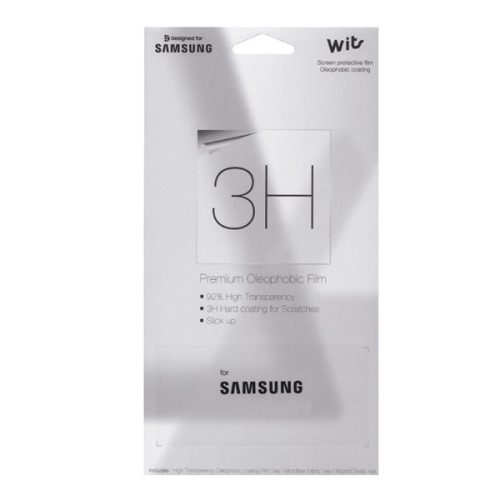 Samsung Galaxy A51 / A51 5G SM-A515F / A516F, Kijelzővédő fólia (az íves részre nem hajlik rá!), Clear Prémium, gyári
