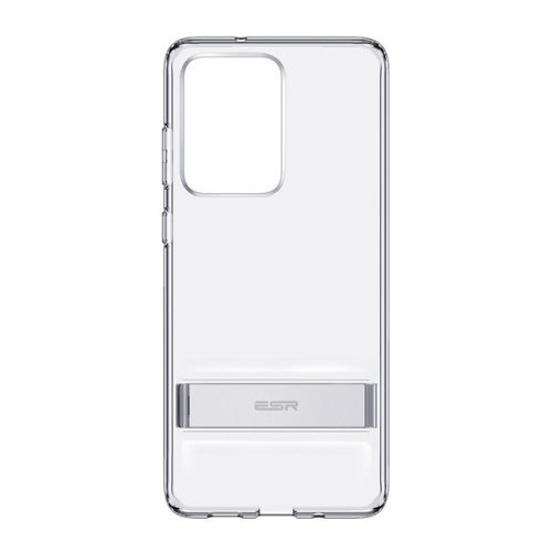 Samsung Galaxy S20 Ultra 5G SM-G988, Szilikon tok, légpárnás sarok, kitámasztóval, ESR Air Shield Boost, átlátszó