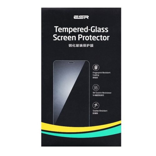 Samsung Galaxy S20 Plus / S20 Plus 5G SM-G985 / G986, Kijelzővédő fólia, ütésálló fólia (az íves részre is!), Tempered Glass (edzett üveg), 0.26 mm vastag, 3D Full Cover, segéd kerettel, ESR, fekete
