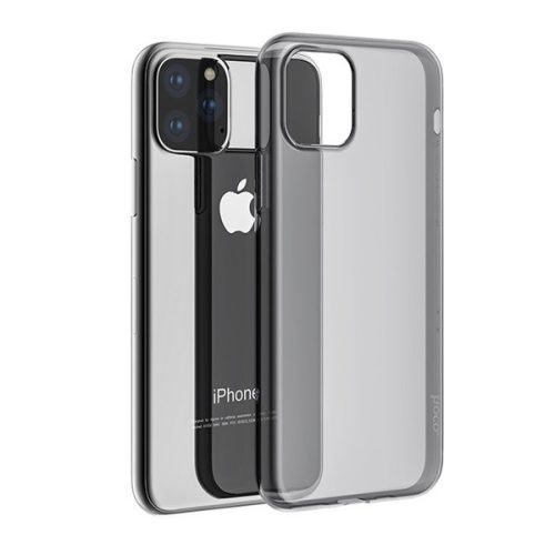 Apple iPhone 11 Pro, Szilikon tok, ultravékony, Hoco Light, átlátszó/füst