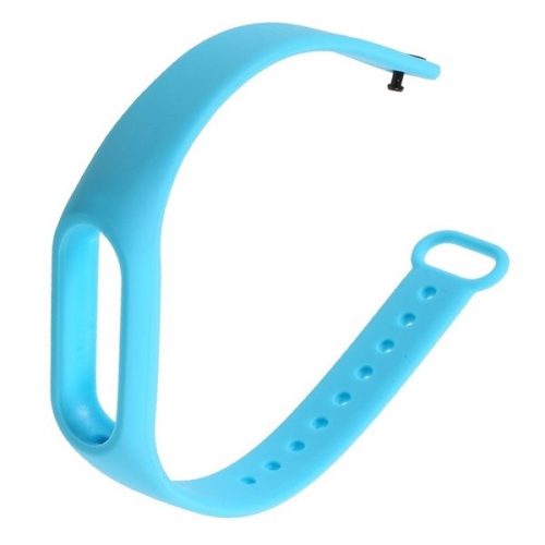 Xiaomi Mi Band 2, szilikon pótszíj, állítható, világoskék