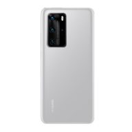   Huawei P40 Pro, Műanyag hátlap védőtok, gumírozott, áttetsző