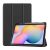 Samsung Galaxy Tab S6 Lite 10.4 / Tab S6 Lite 10.4 (2022) SM-P610 / P615 / P613 / P619, mappa tok, Trifold, érintőceruza tartó, fekete