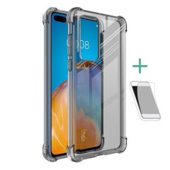   Huawei P40, Szilikon tok, közepesen ütésálló, légpárnás sarok, IMAK, füst