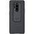 OnePlus 8 Pro, Műanyag hátlap védőtok, közepesen ütésálló, kamera védelem, csíkos minta, Nillkin CamShield, fekete