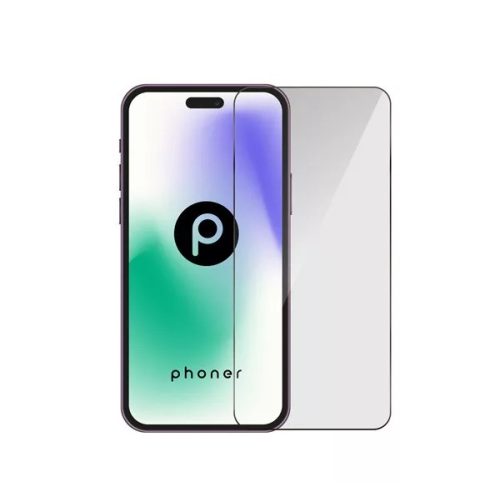 Phoner Apple iPhone 16 Pro Max Master Clear Tempered Glass kijelzővédő fólia felhelyező kerettel