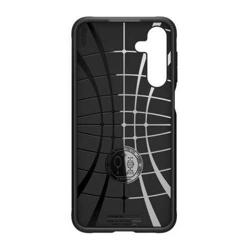 Samsung Galaxy A16 4G / A16 5G SM-A165F / A166B, Szilikon tok, Spigen Rugged Armor, karbon minta, fekete