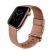 Apple Watch 1-6 (38 / 40 mm), valódi bőr pótszíj, Uniq Mondain, vörösarany
