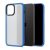 Apple iPhone 12 Pro Max, Szilikon védőkeret + műanyag hátlap, közepesen ütésálló, Spigen Ciel Cyril Color Brick, áttetsző/kék
