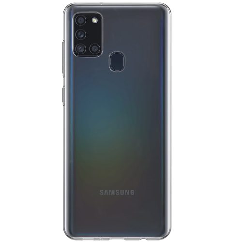 Samsung Galaxy A21s SM-A217F, Szilikon tok, Uniq Glase, átlátszó