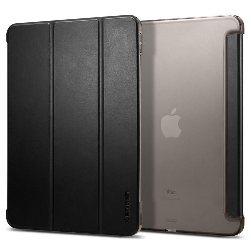 Apple iPad Air (2020) / iPad Air (2022), mappa tok, Smart Case, Spigen Smart Fold, fekete