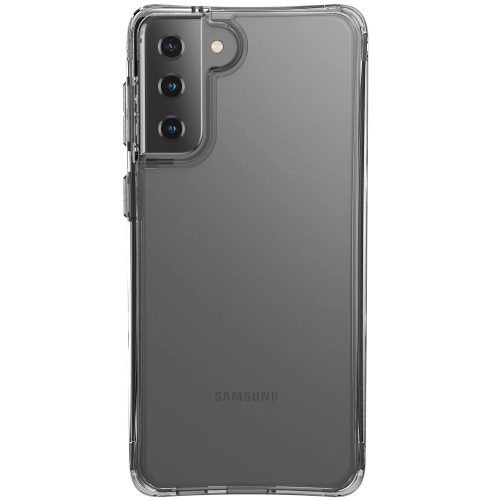 Samsung Galaxy S21 Plus 5G SM-G996, Műanyag hátlap védőtok, szilikon belső, közepesen ütésálló, UAG Plyo, áttetsző