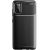 Samsung Galaxy S21 Plus 5G SM-G996, Szilikon tok, közepesen ütésálló, légpárnás sarok, karbon minta, Uniq Hexa, fekete