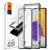 Samsung Galaxy A72 / A72 5G SM-A725F / A726B, Kijelzővédő fólia, ütésálló fólia (az íves részre is!), Tempered Glass (edzett üveg), Full Cover, Spigen Glastr Alignmaster, fekete