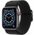 Apple Watch 1-6, SE (38 / 40 mm), szövet pótszíj, Spigen Lite Fit, fekete