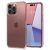 Apple iPhone 14 Pro, Szilikon tok, Spigen Crystal Flex, átlátszó/vörösarany