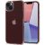 Apple iPhone 14 Plus, Szilikon tok, Spigen Crystal Flex, átlátszó/vörösarany