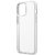 Apple iPhone 14 Pro, Szilikon keret + műanyag hátlap, közepesen ütésálló, légpárnás sarok, Uniq Combat, átlátszó/fehér